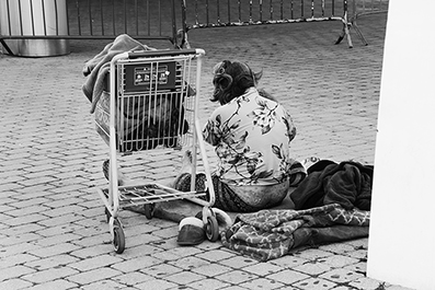 Homeless : Street Life : New York : Personal Photo Projects : Photos : Richard Moore : Photographer